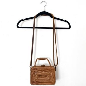 Rectangular Woven Straw Bag